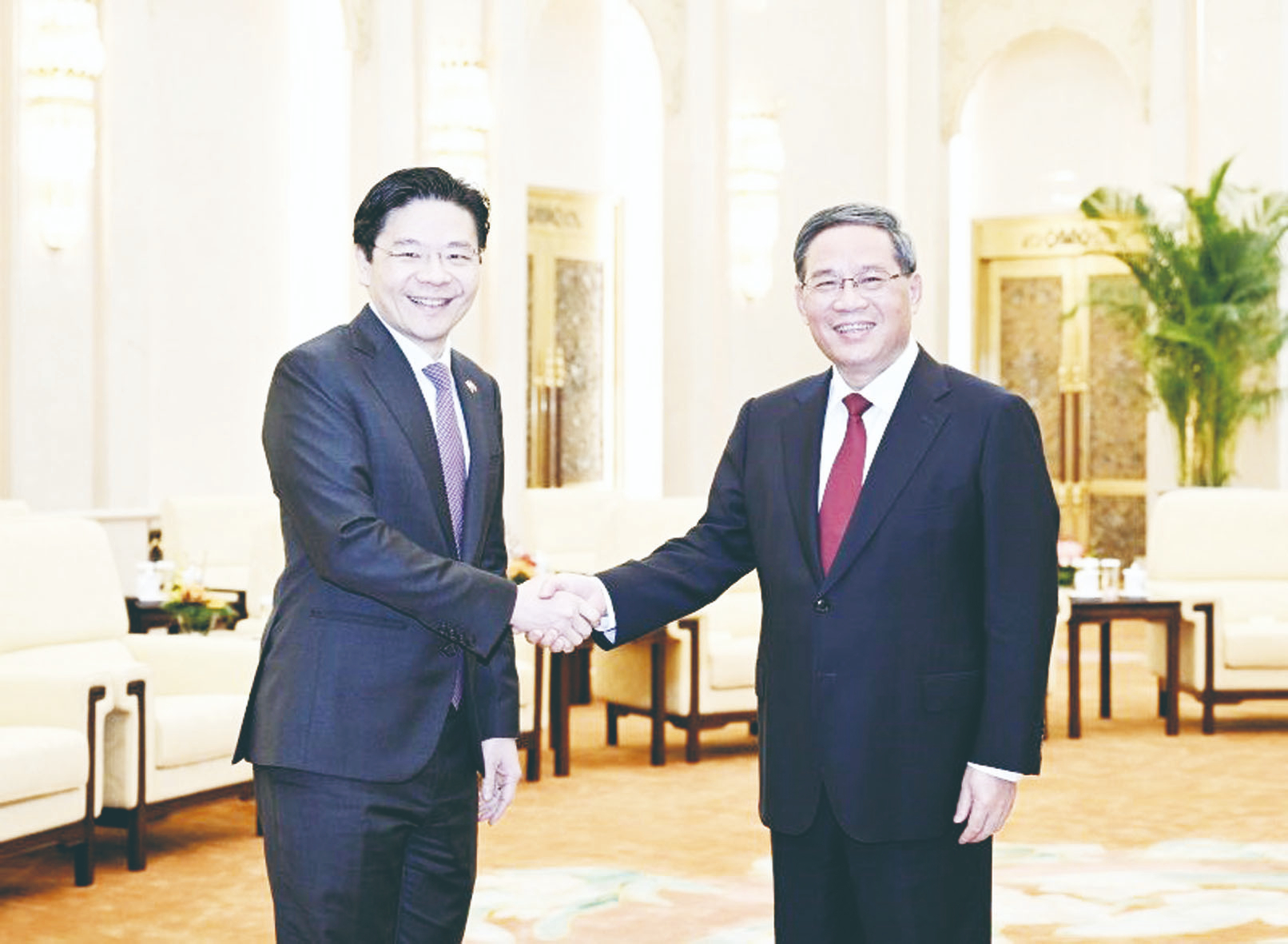 新加坡準接班人黃循財訪中 強化合作