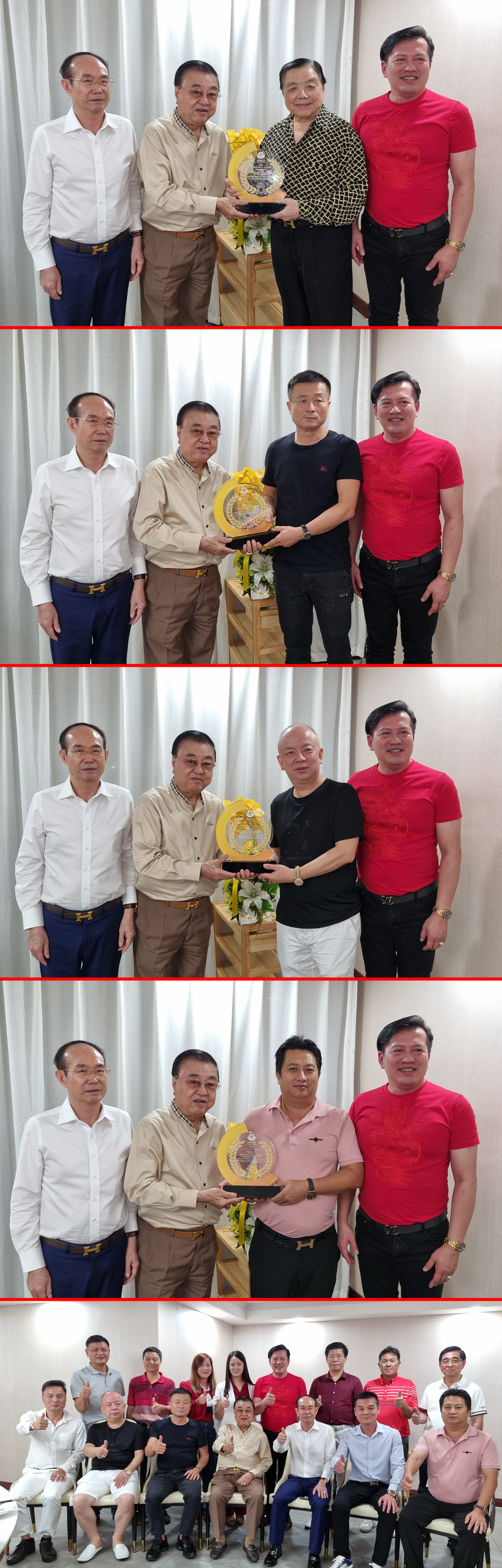 泰國潮劇公會舉行慶功宴表彰有功人士