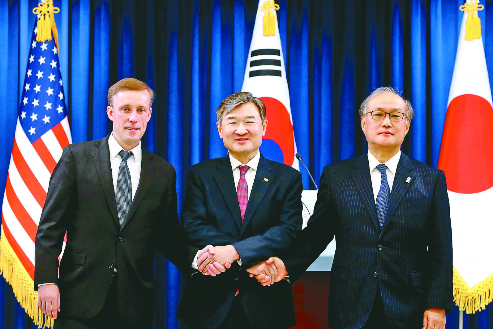 美日韓國安首長會 劍指平壤