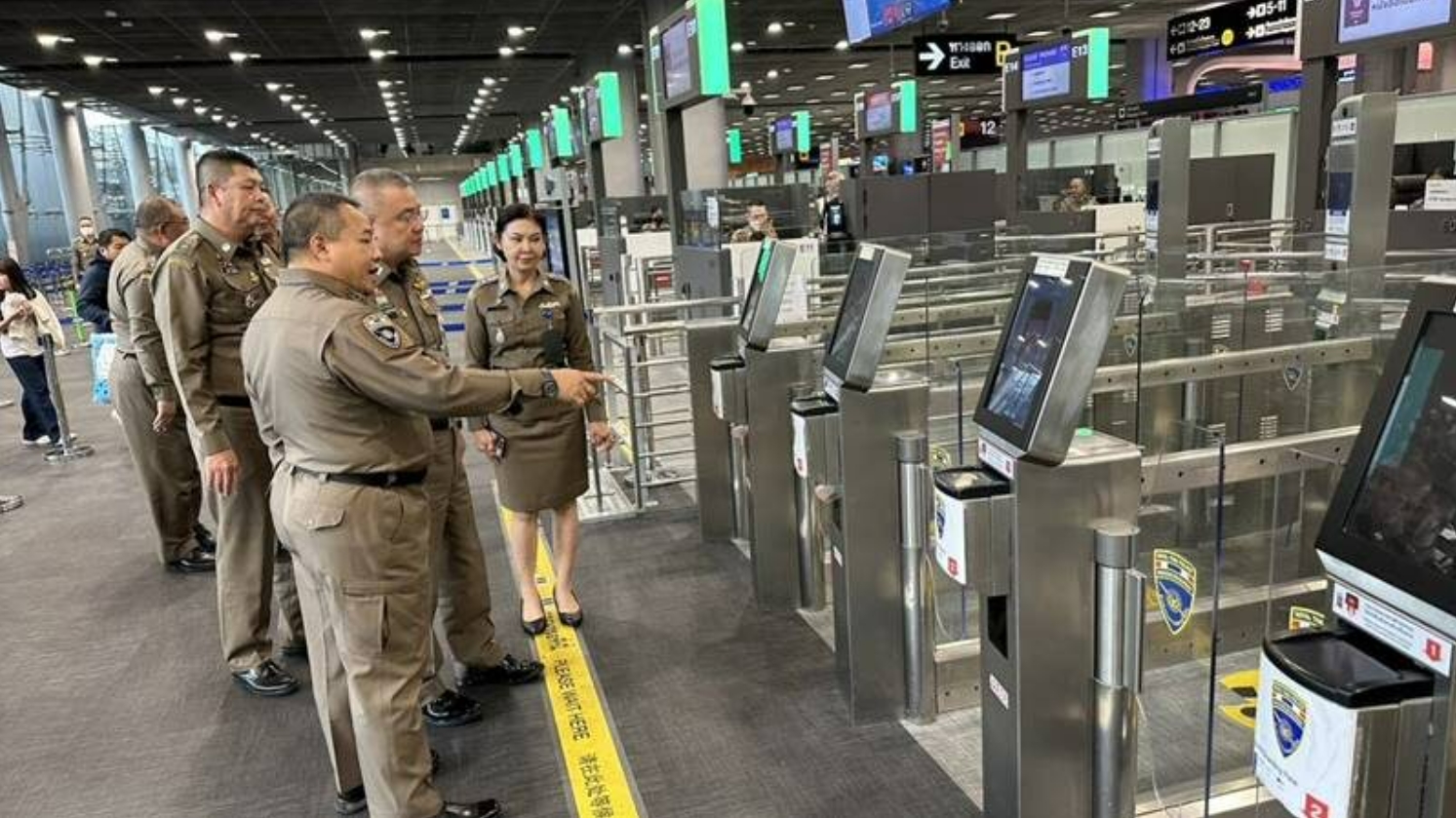 素汪納普15日開放外國旅客出境自動通道