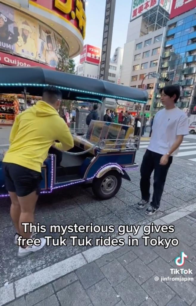 日本男超愛泰國嘟嘟車 帶回東京載客