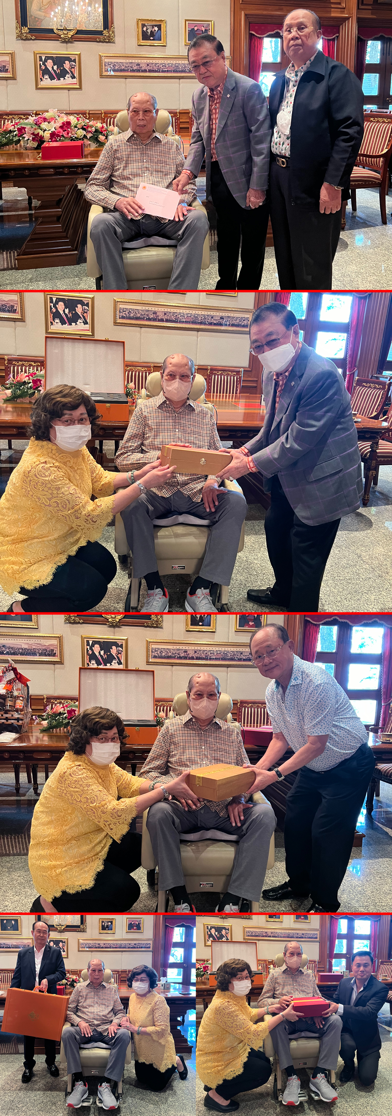 黃迨光準主席敬向吳宏豐博士祝福新年
