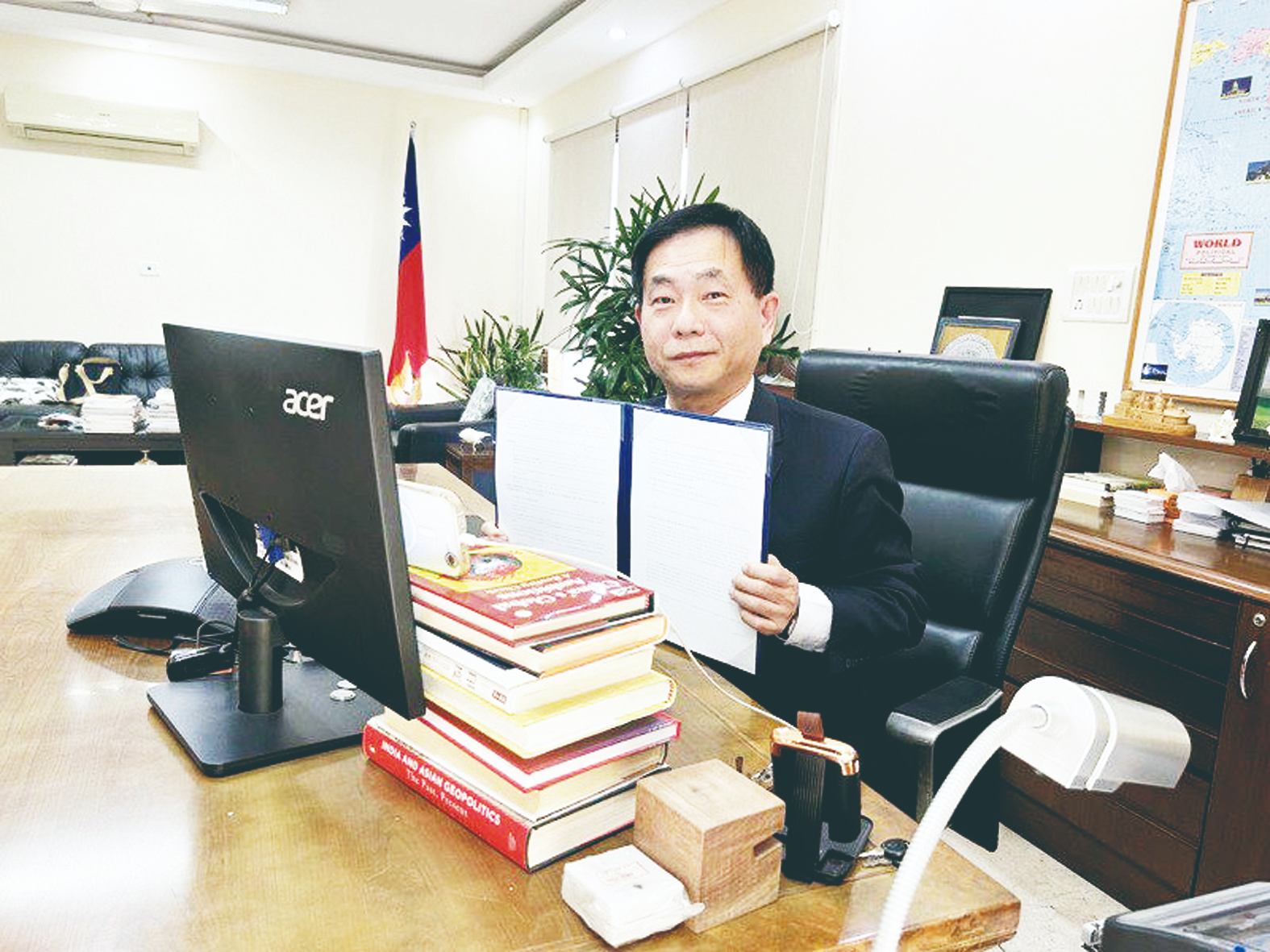 推廣華語教育 鴻海與印度大專合作