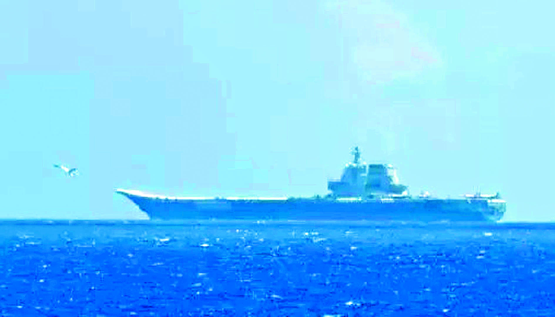劍指美？ 山東艦第4度出島鏈