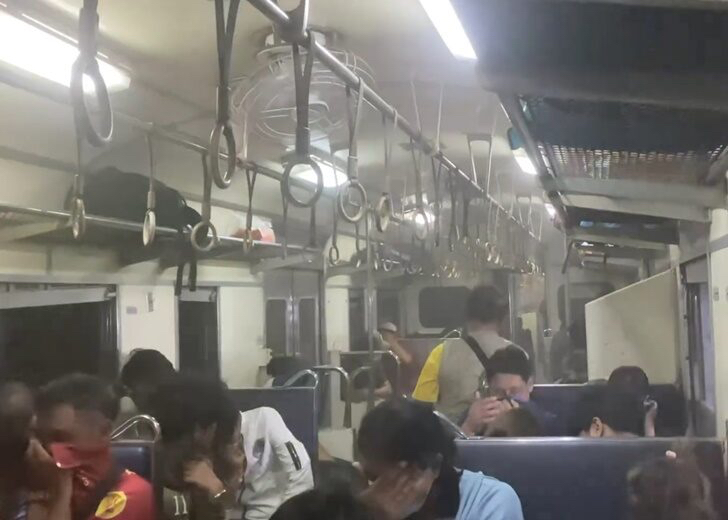 最長隧道通車首日 塵土飛揚國內外乘客掩鼻