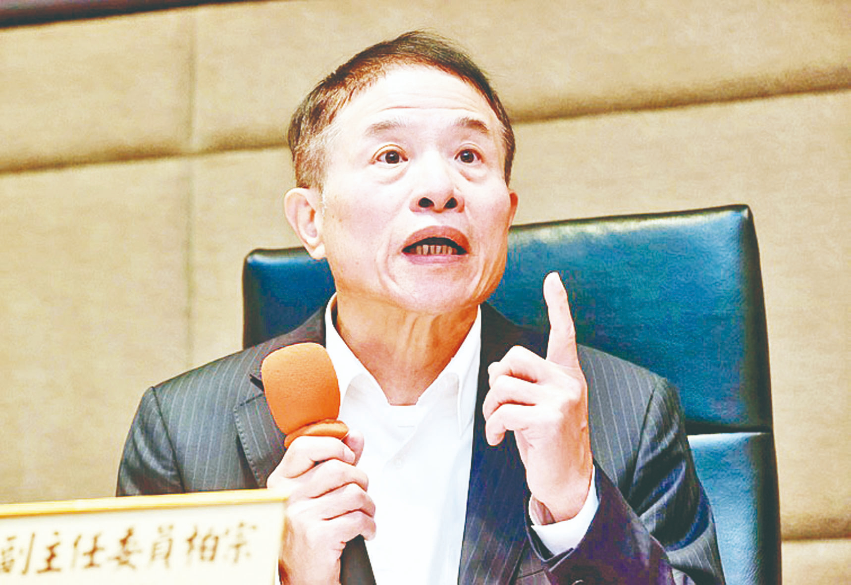 NCC副主委代理主委 挨轟毀憲亂政