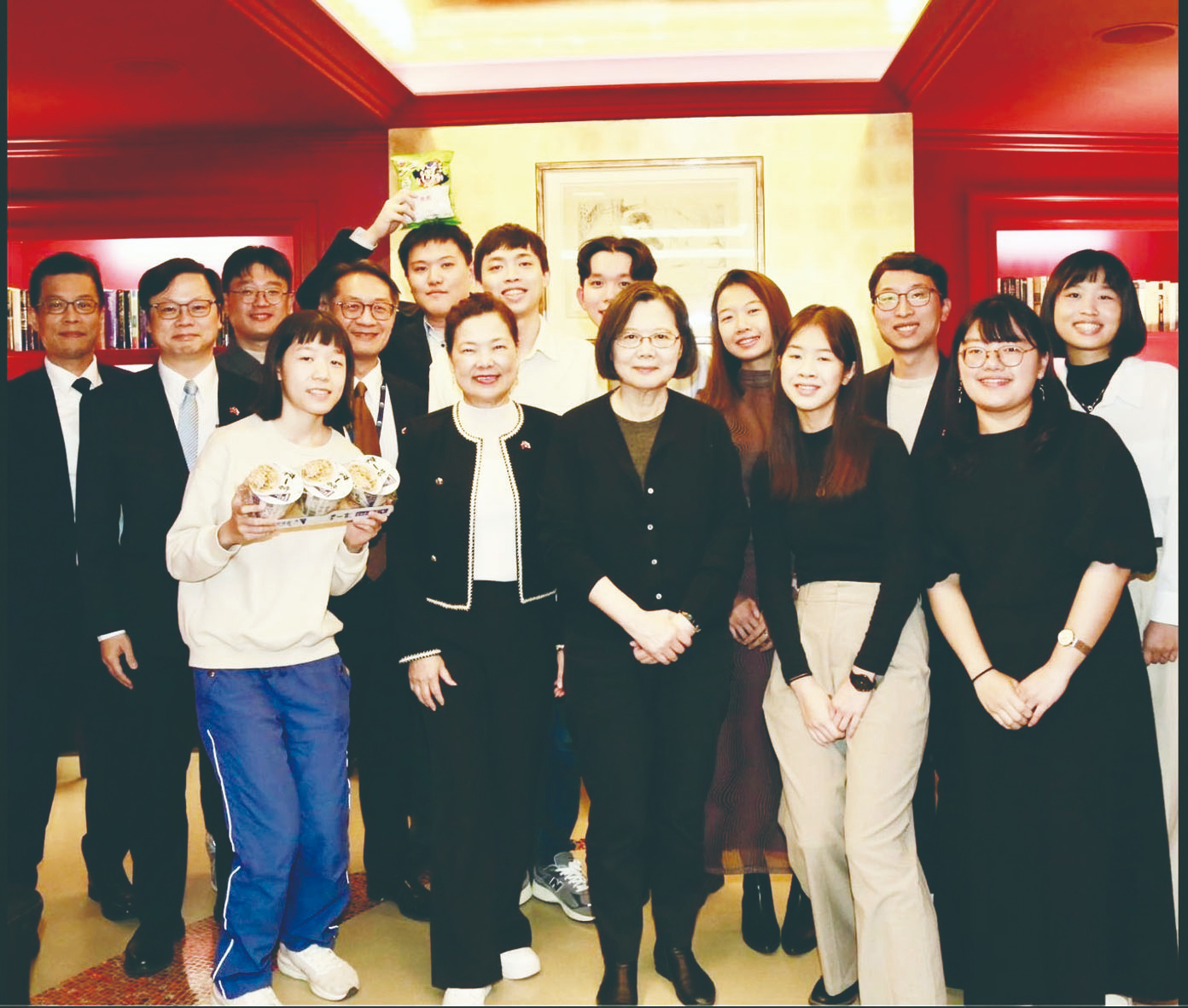 蔡英文捷克發表演說 裴洛西與會