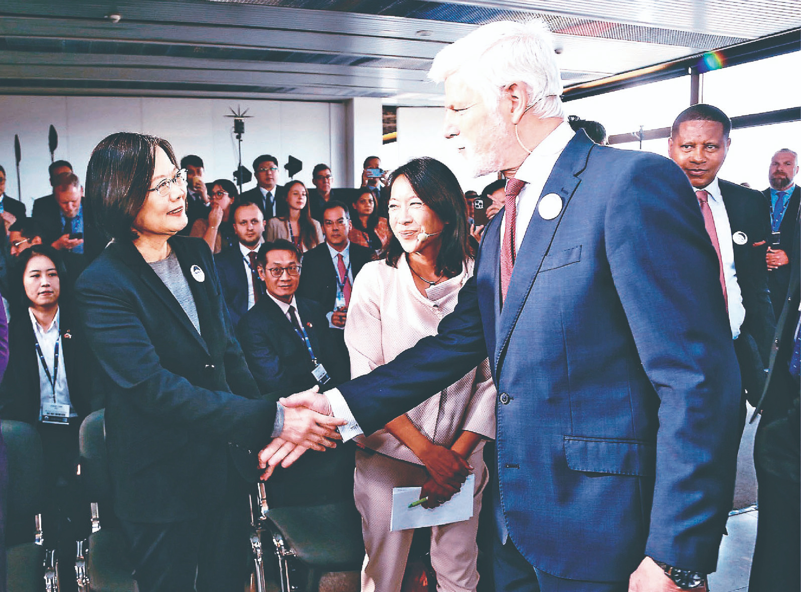 蔡英文捷克演說 肯定民主價值